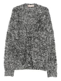 Marni Alpaca wool-blend Cardigan | Grey | FARFETCH at Farfetch